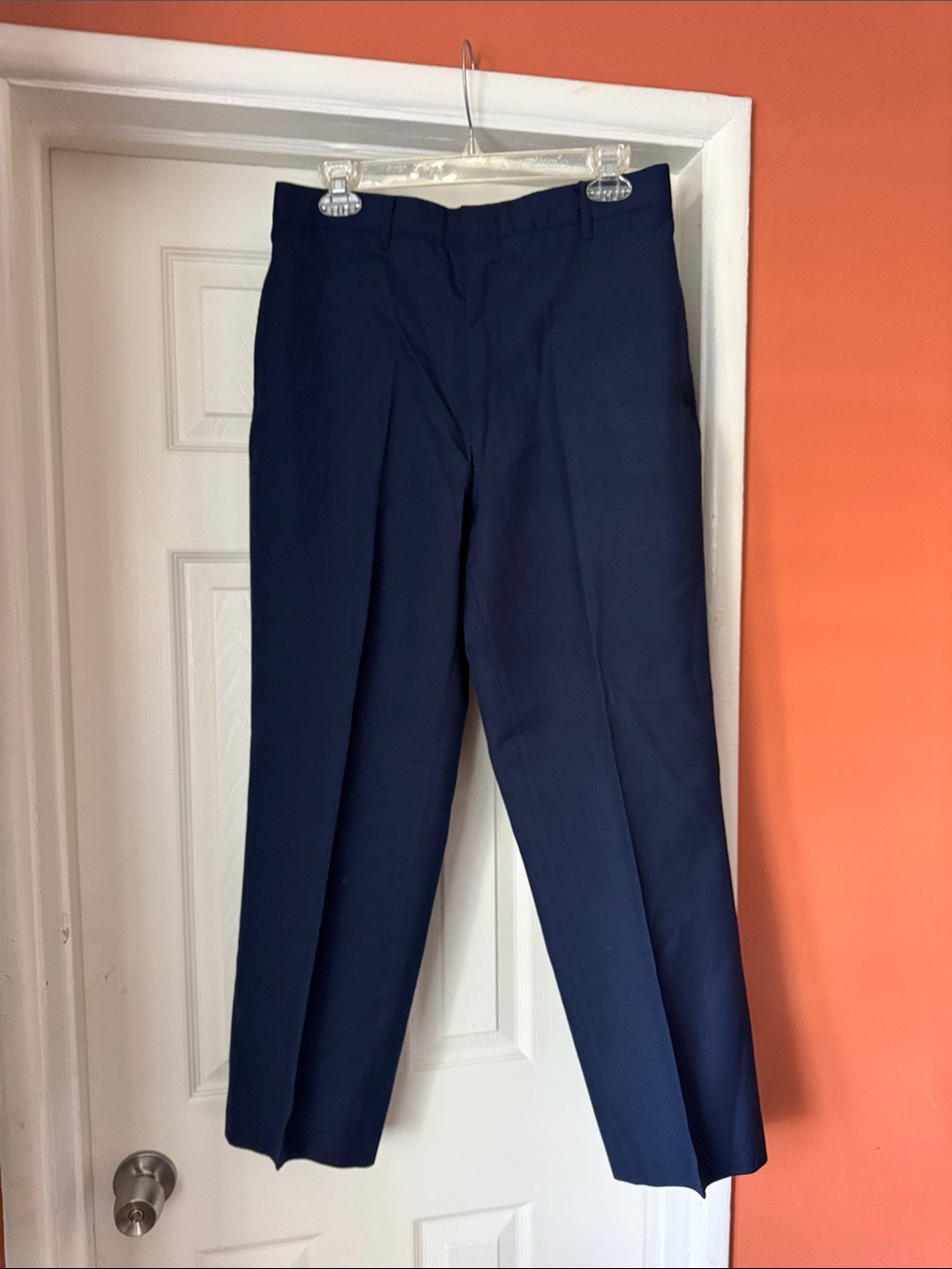 Vtg US Air Force Dress Blues Trousers | Wool Blend | DSCP Military Issue